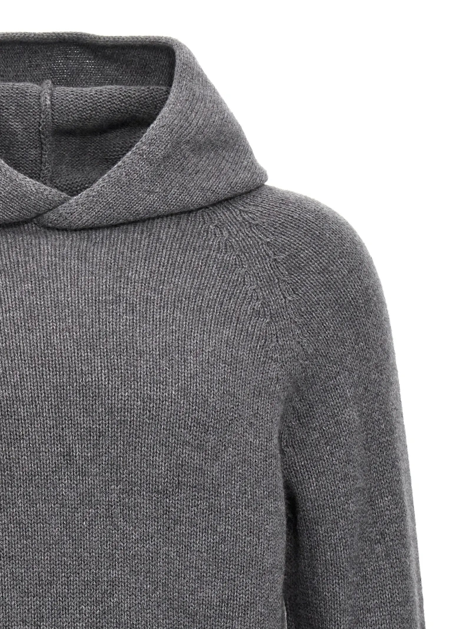 MA'RY'YA Gray Wool Cardigan