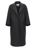 Max Mara Gray Virgin Wool Coat
