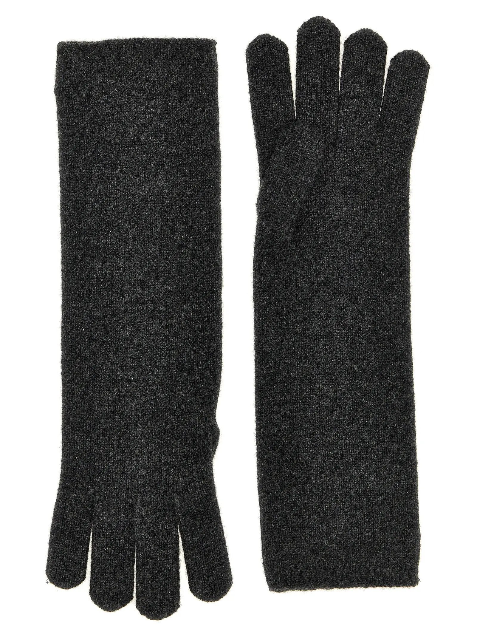 Max Mara Gray Cashmere Gloves