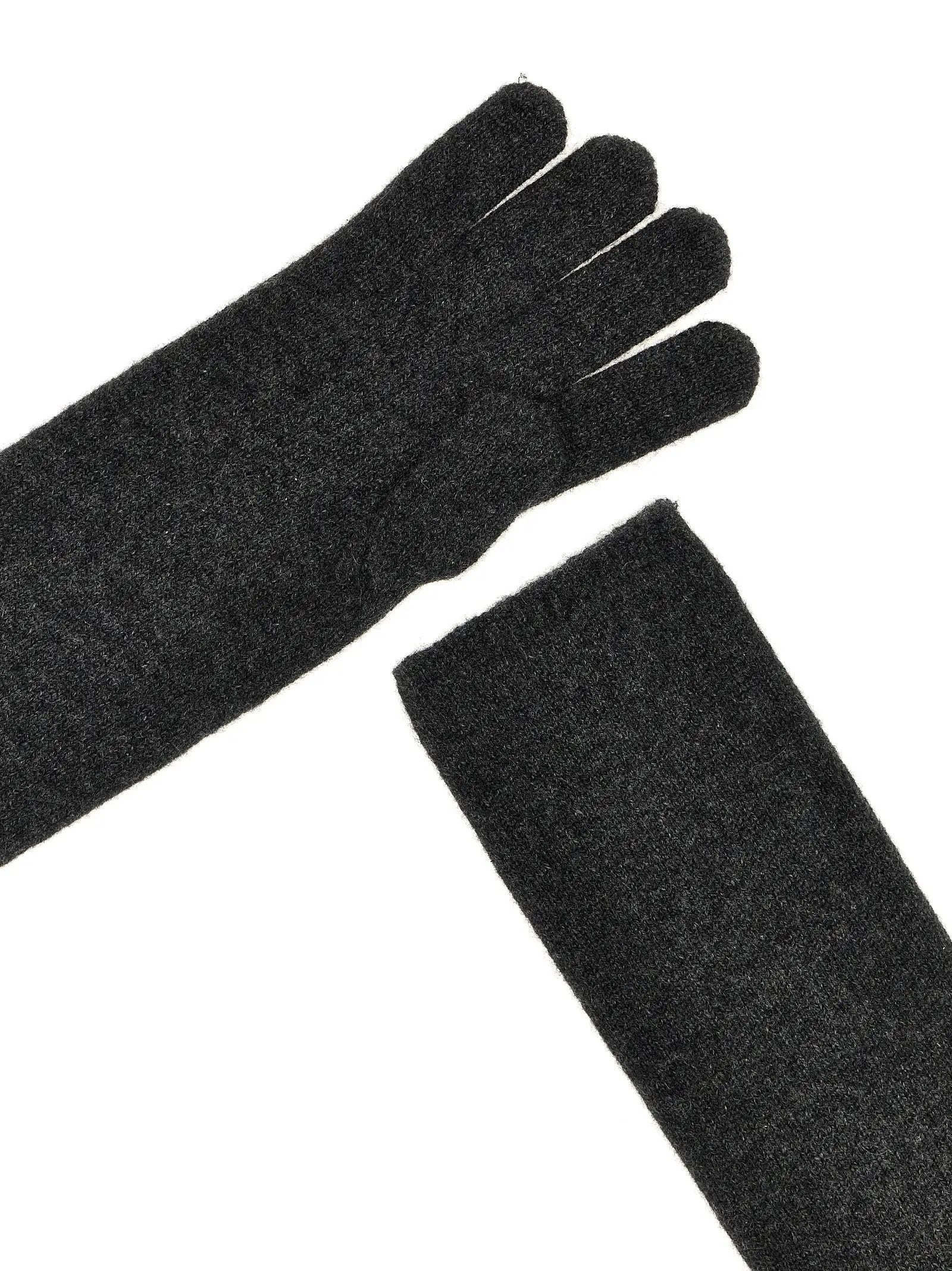 Max Mara Gray Cashmere Gloves