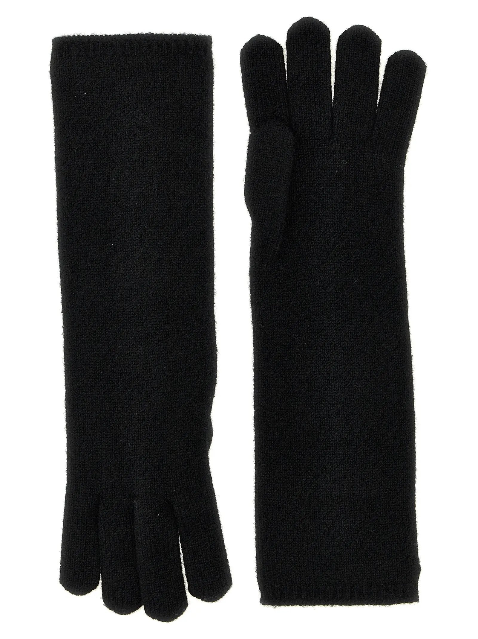 Max Mara Black Cashmere Gloves