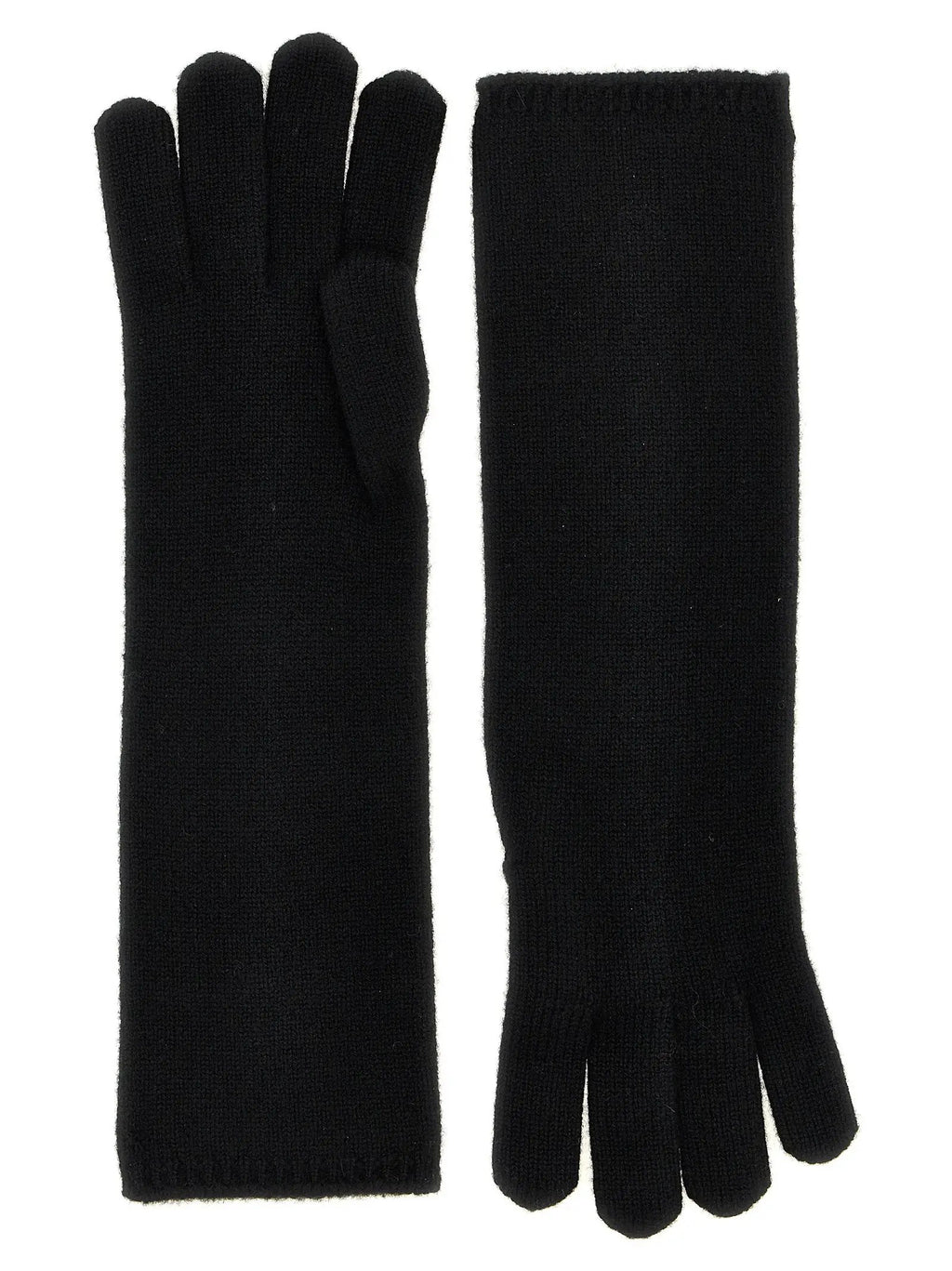 Max Mara Black Cashmere Gloves