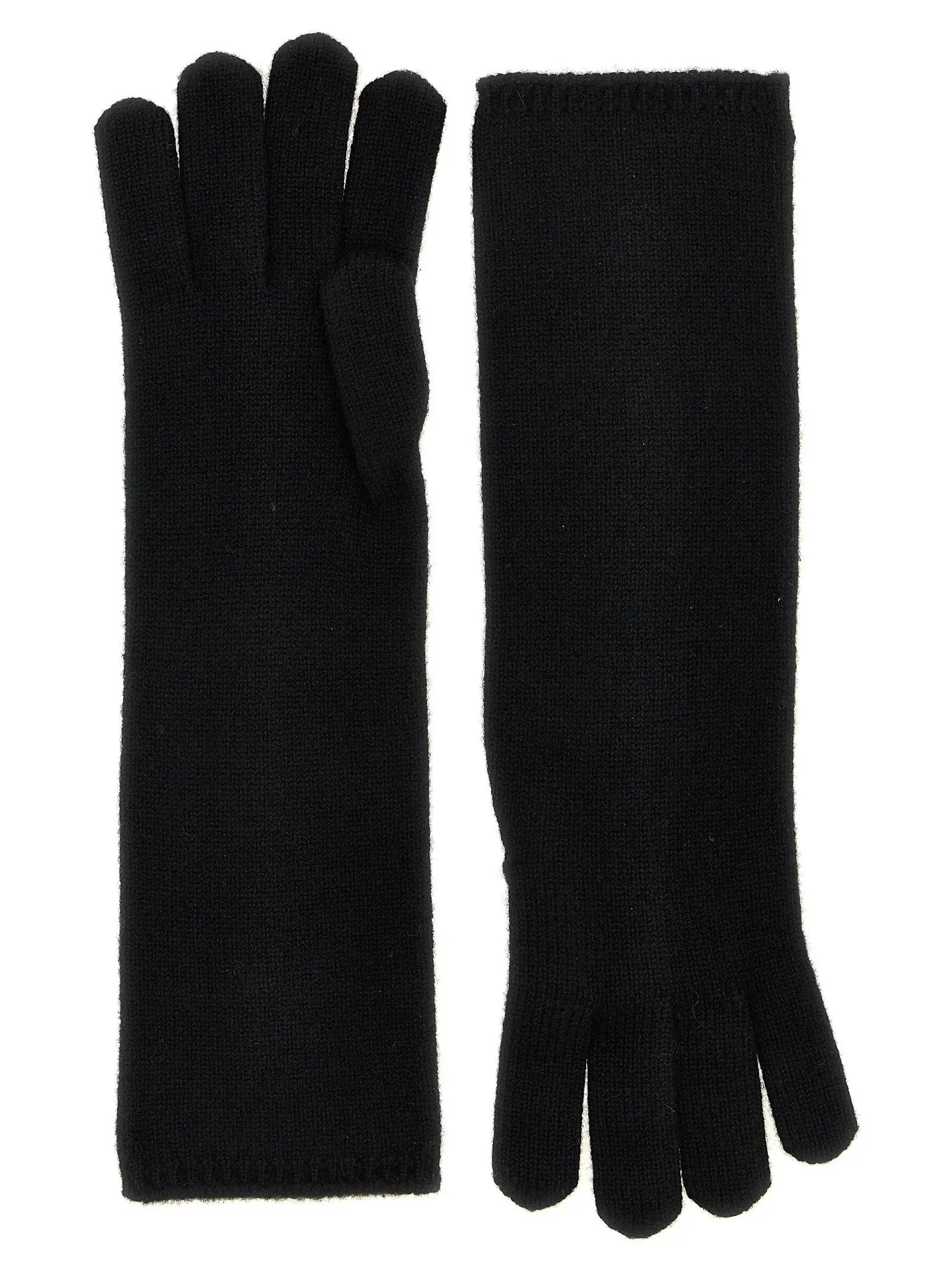 Max Mara Black Cashmere Gloves