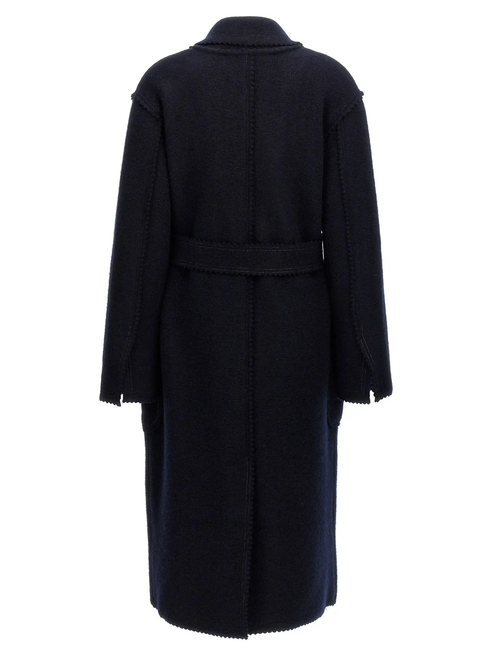 Max Mara Blue Wool Coat