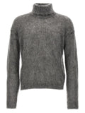Saint Laurent Gray Wool Cardigan