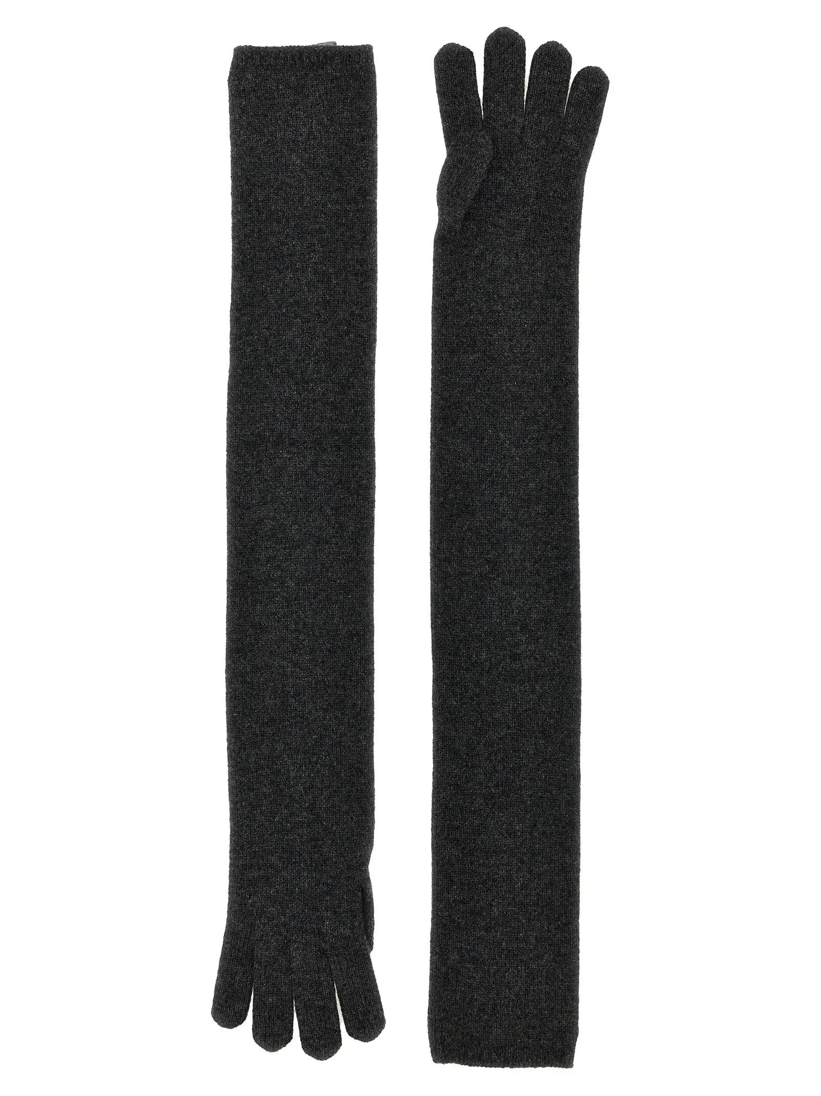 Max Mara Gray Cashmere Gloves