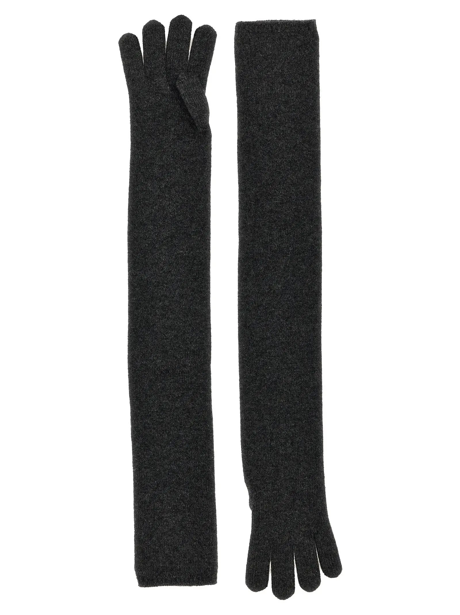 Max Mara Gray Cashmere Gloves