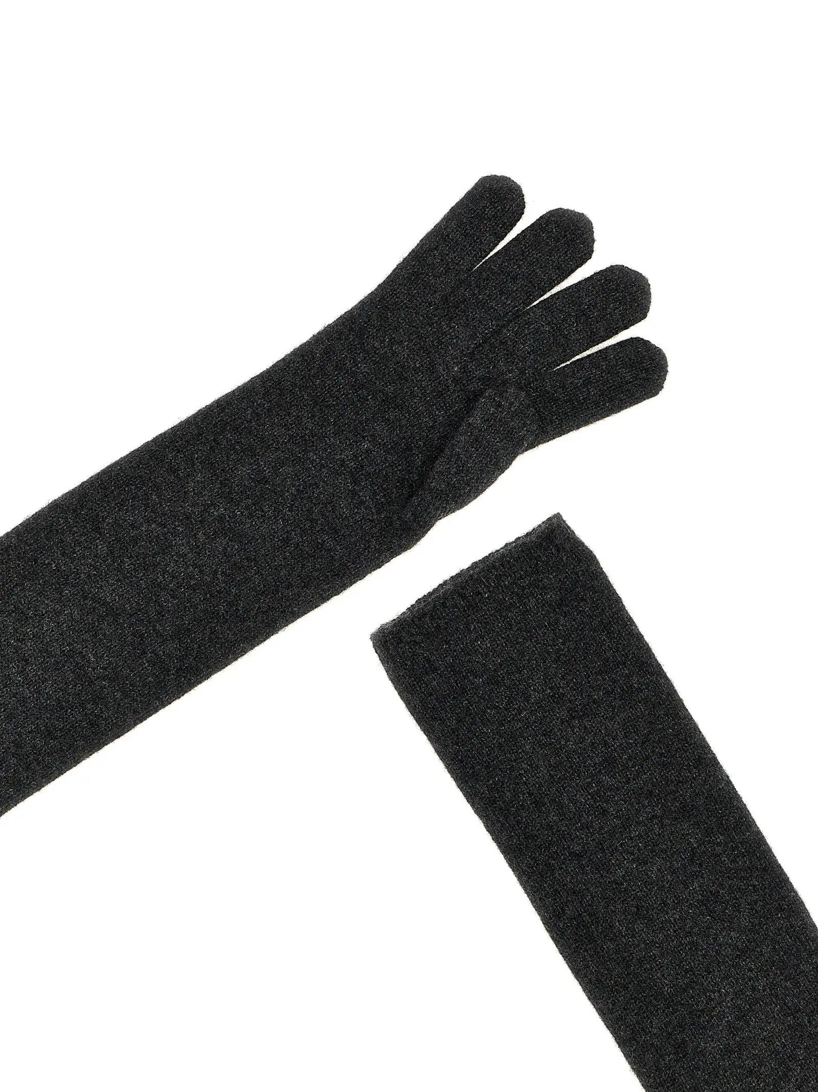 Max Mara Gray Cashmere Gloves
