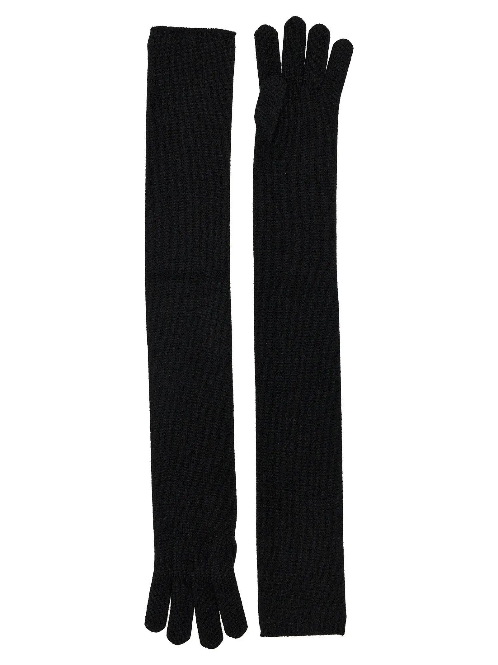Max Mara Black Cashmere Gloves
