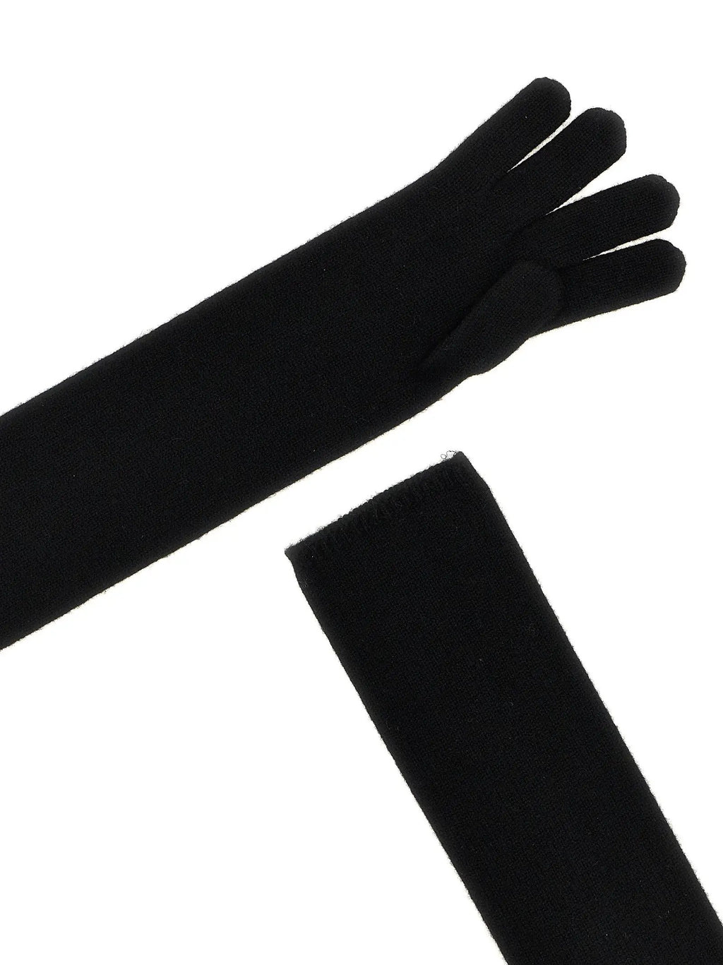 Max Mara Black Cashmere Gloves