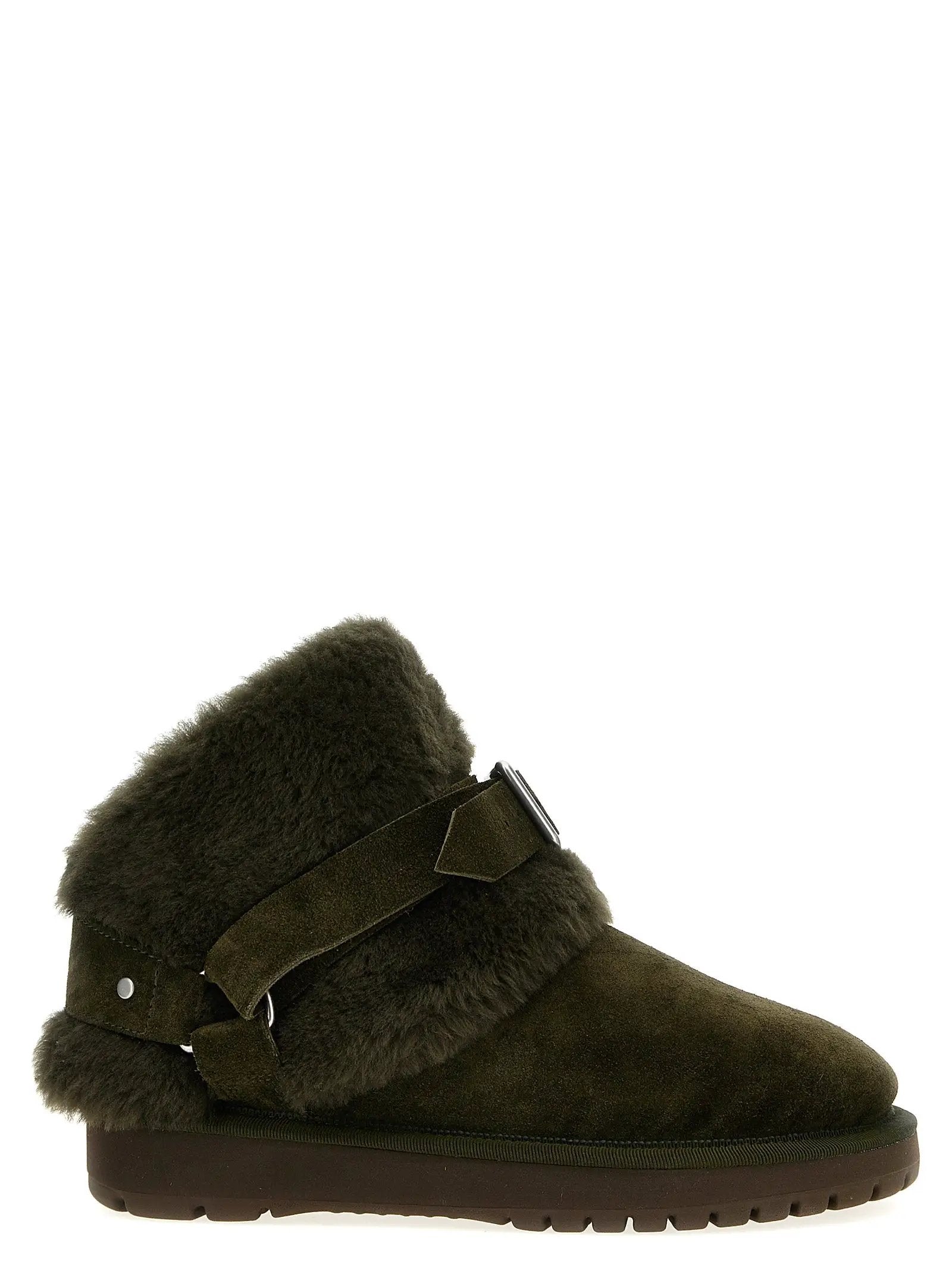 Burberry Bicolor Leather Ankle Boots