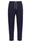 Brunello Cucinelli Blue Cotton Joggers (Workout Pants)
