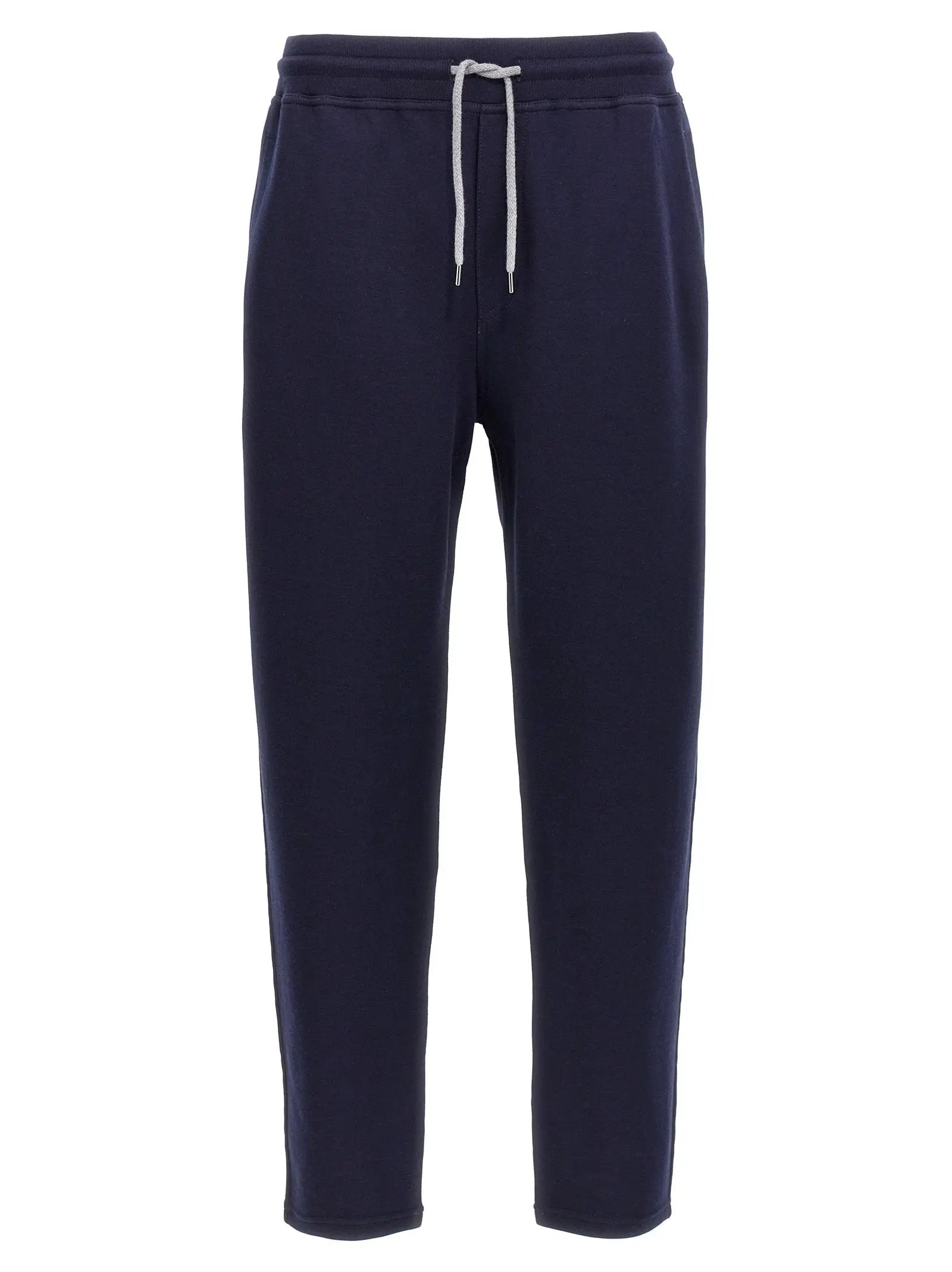 Brunello Cucinelli Blue Cotton Joggers (Workout Pants)