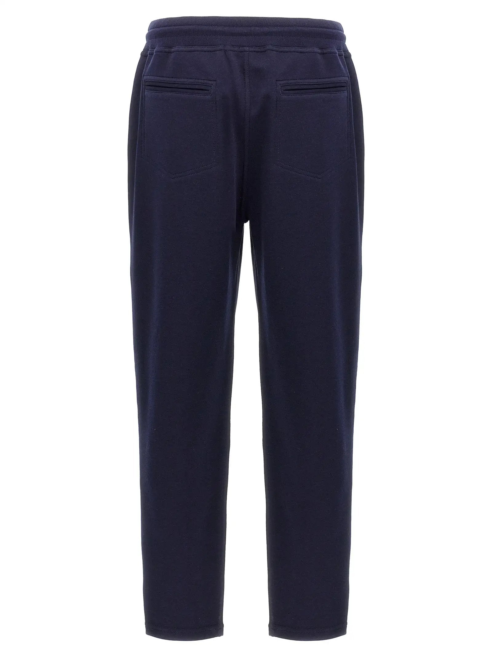 Brunello Cucinelli Blue Cotton Joggers (Workout Pants)