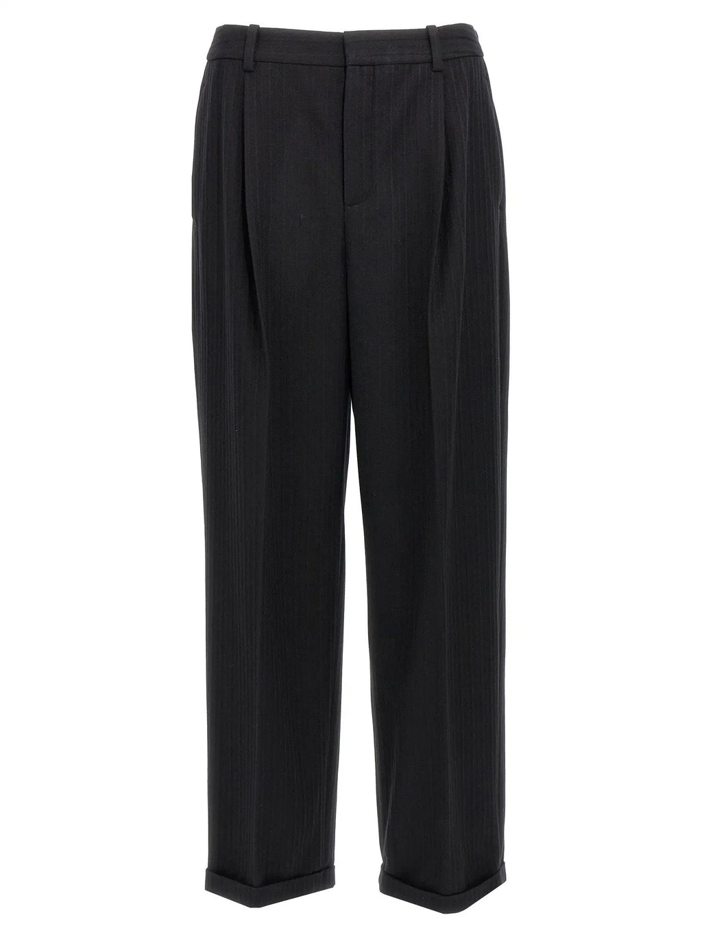Saint Laurent Black Wool Dress Pants