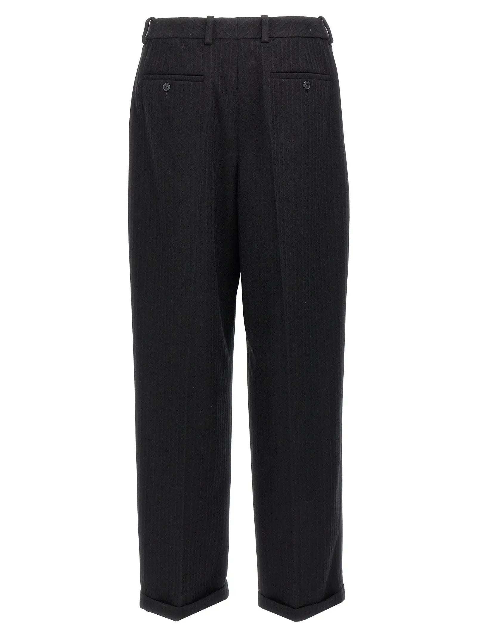 Saint Laurent Black Wool Dress Pants
