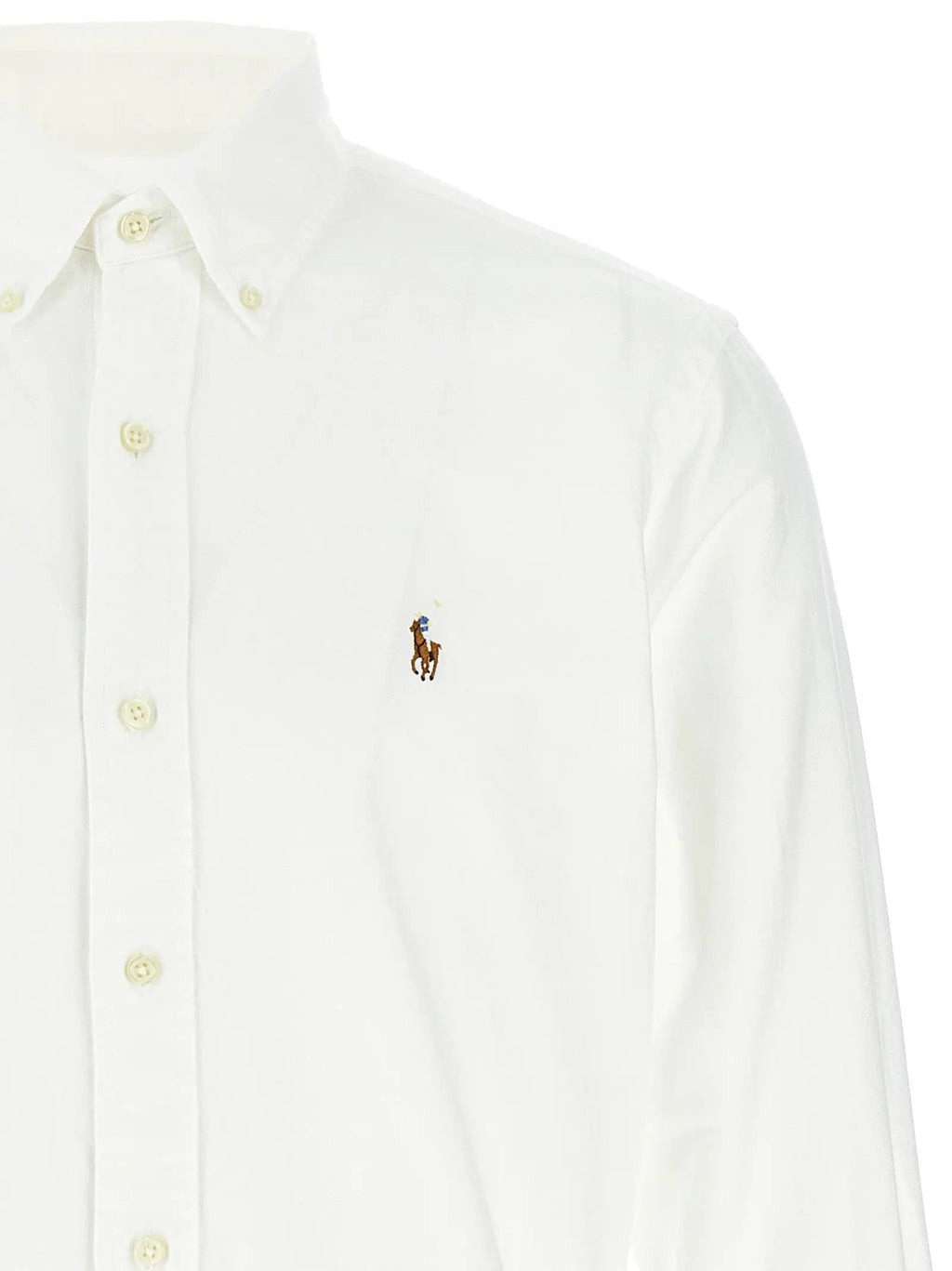 Polo Ralph Lauren White Cotton Blouse