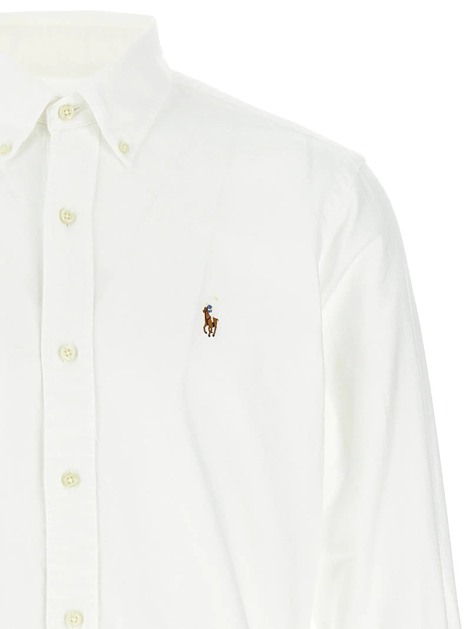 Polo Ralph Lauren White Cotton Blouse