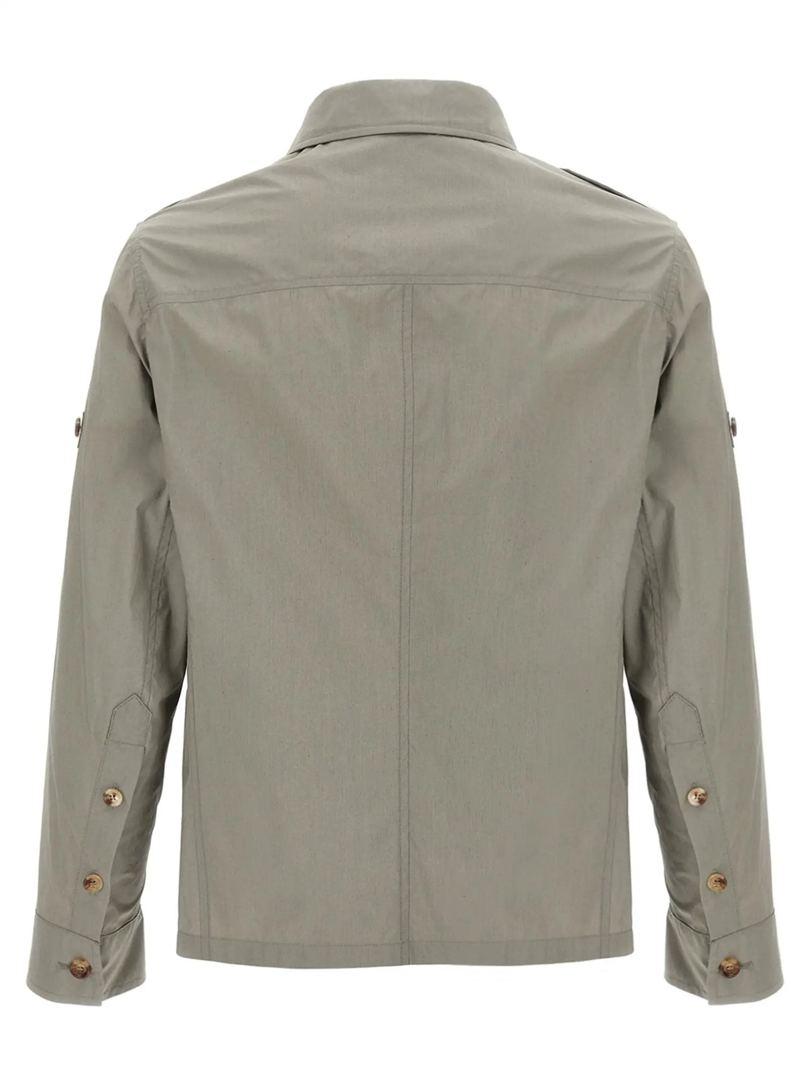 Brunello Cucinelli Bicolor Cotton Shell Jacket