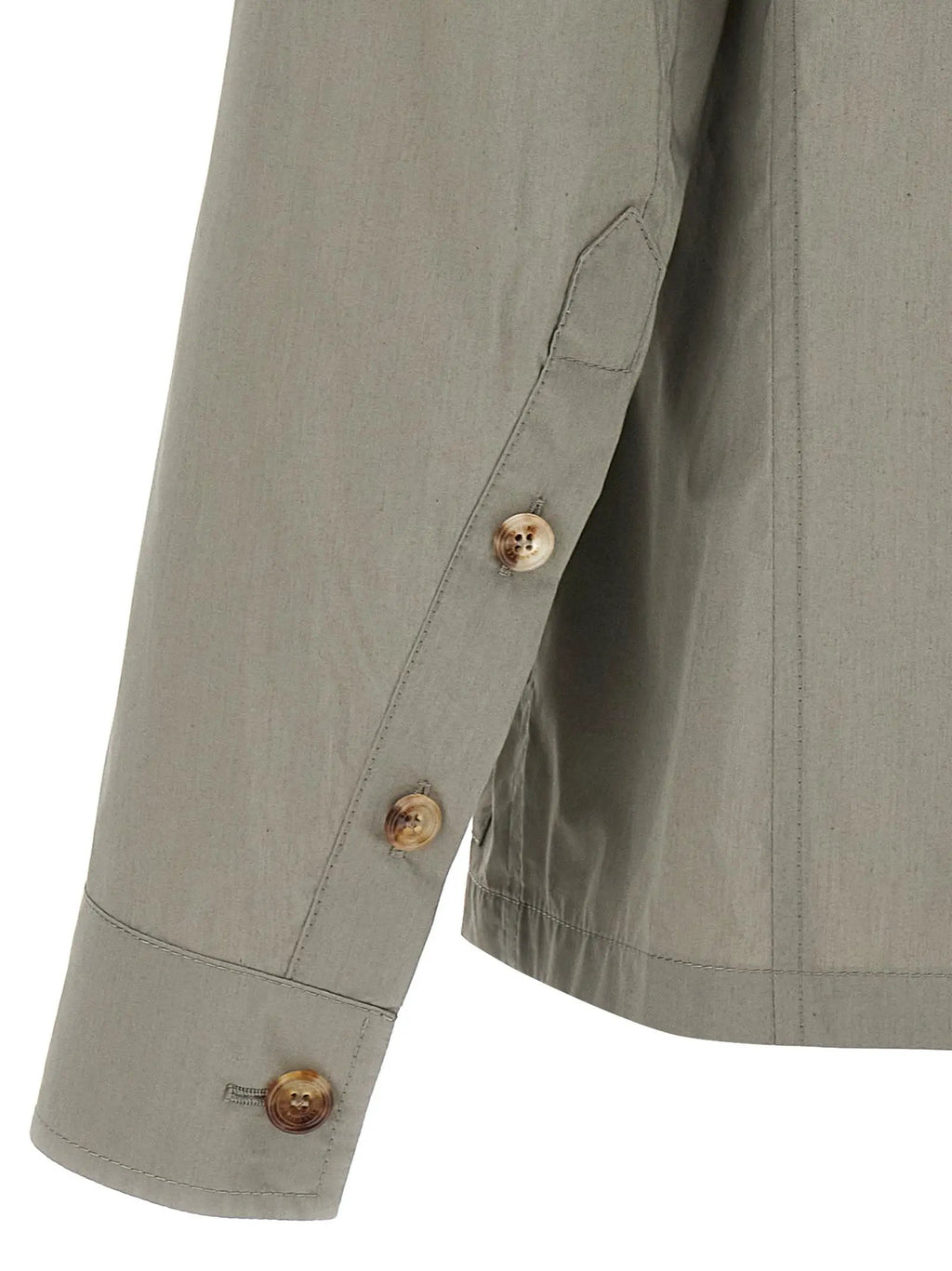Brunello Cucinelli Bicolor Cotton Shell Jacket