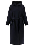 PINKO Blue Polyamide Coat