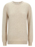 Cardigan Brunello Cucinelli en cachemire beige