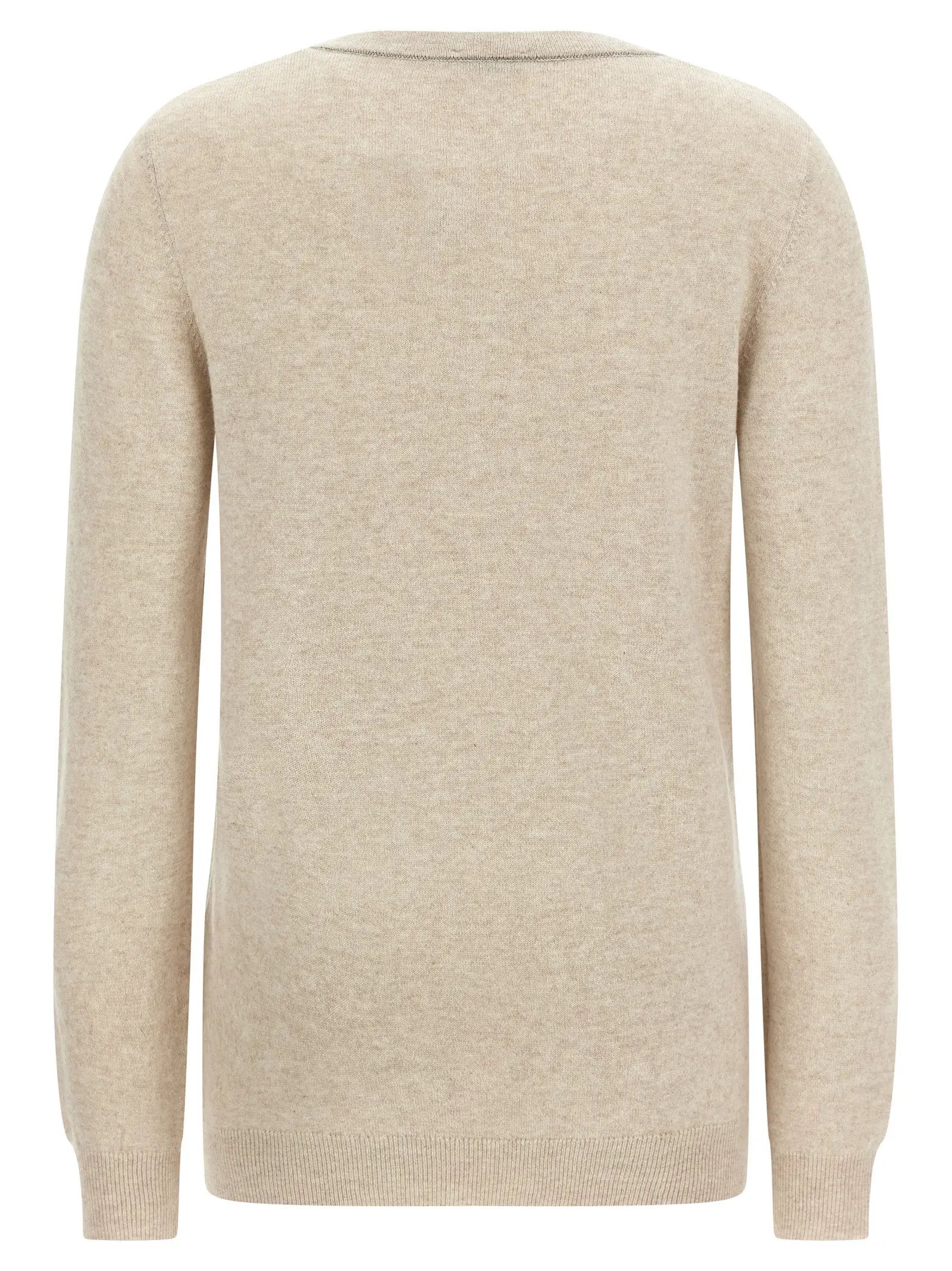 Cardigan Brunello Cucinelli en cachemire beige