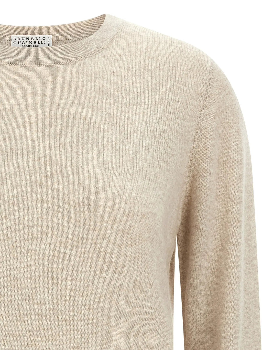 Cardigan Brunello Cucinelli en cachemire beige