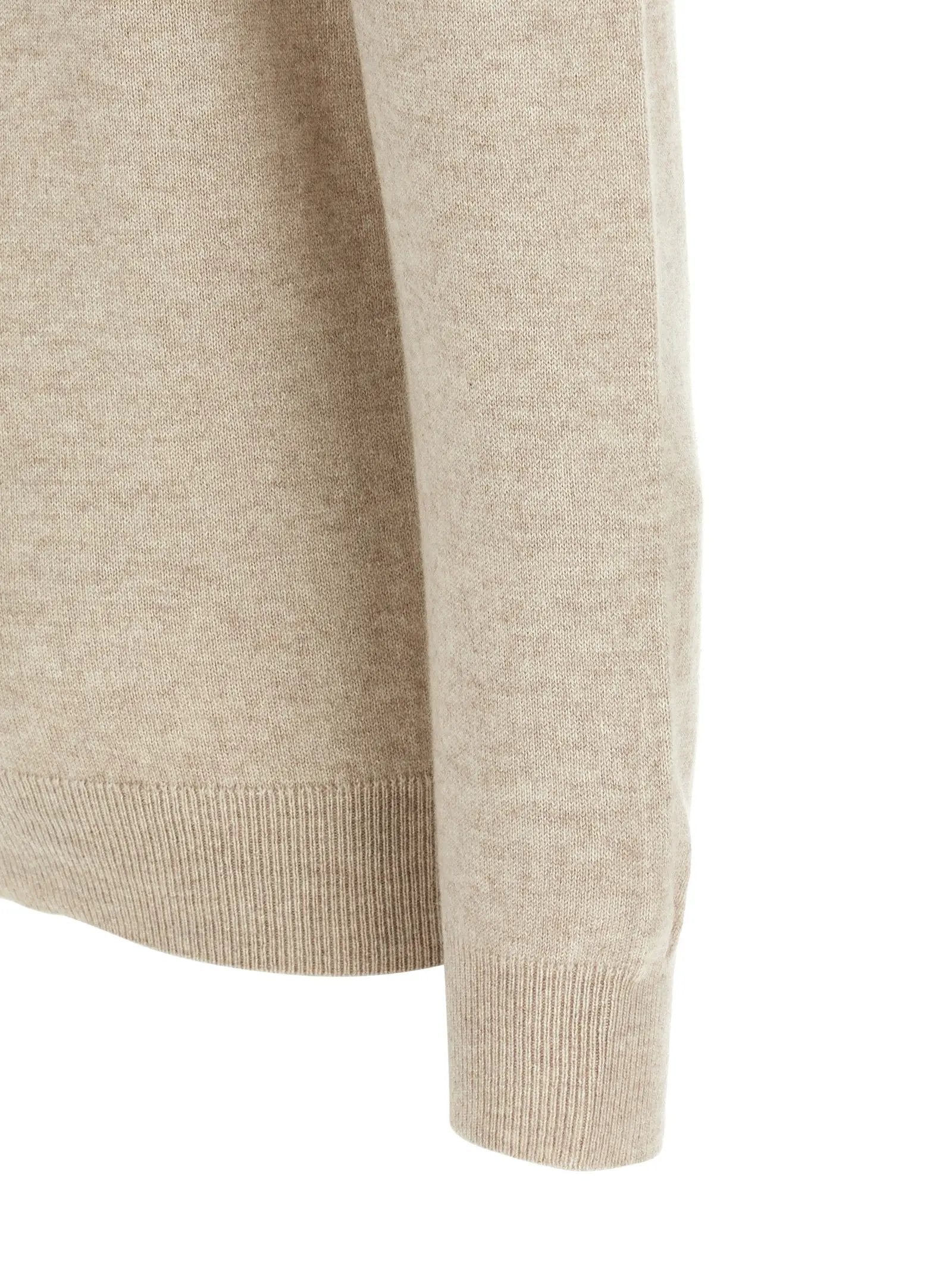 Cardigan Brunello Cucinelli en cachemire beige