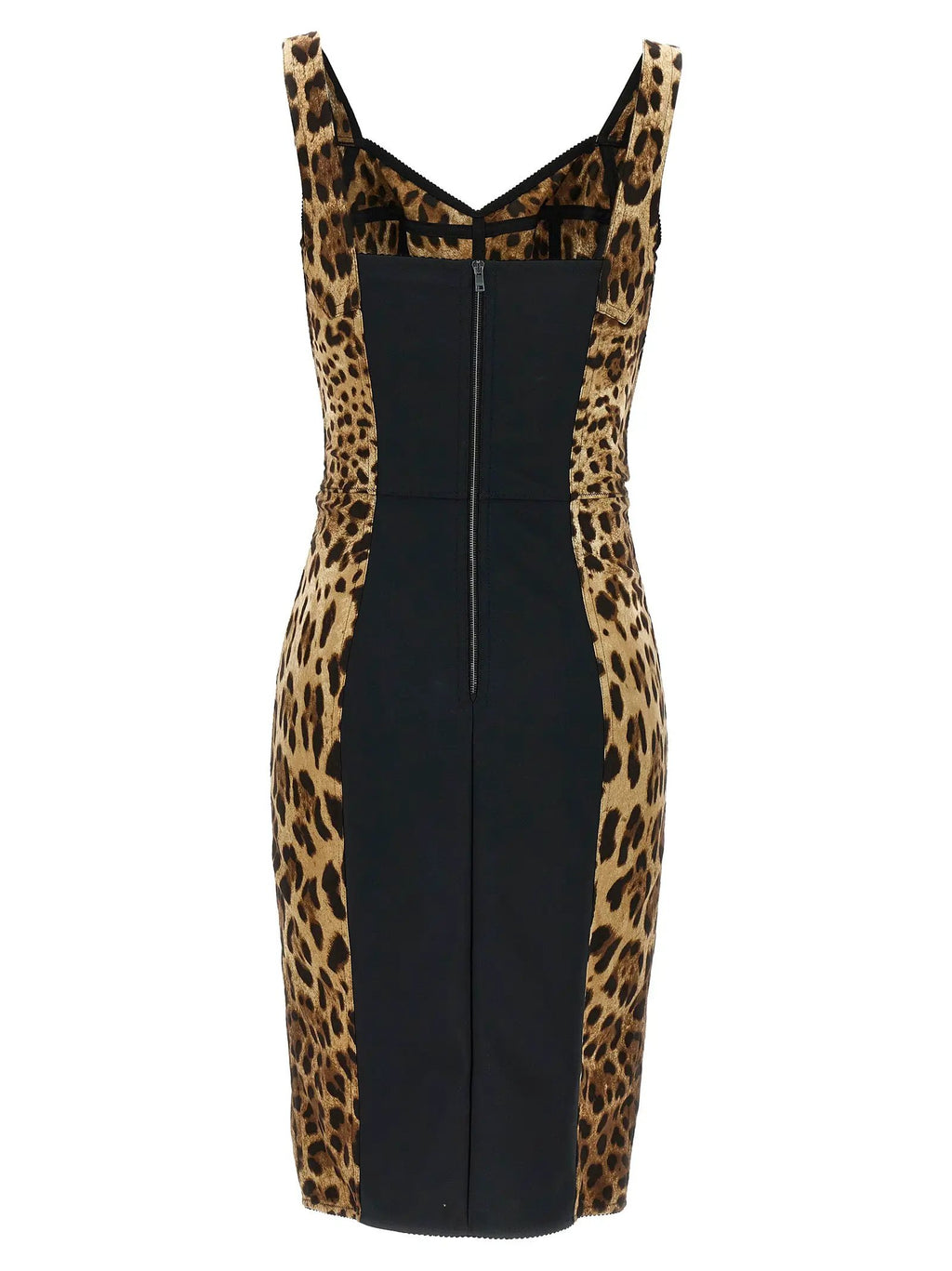 Robe de cocktail Dolce & Gabbana en soie multicolore