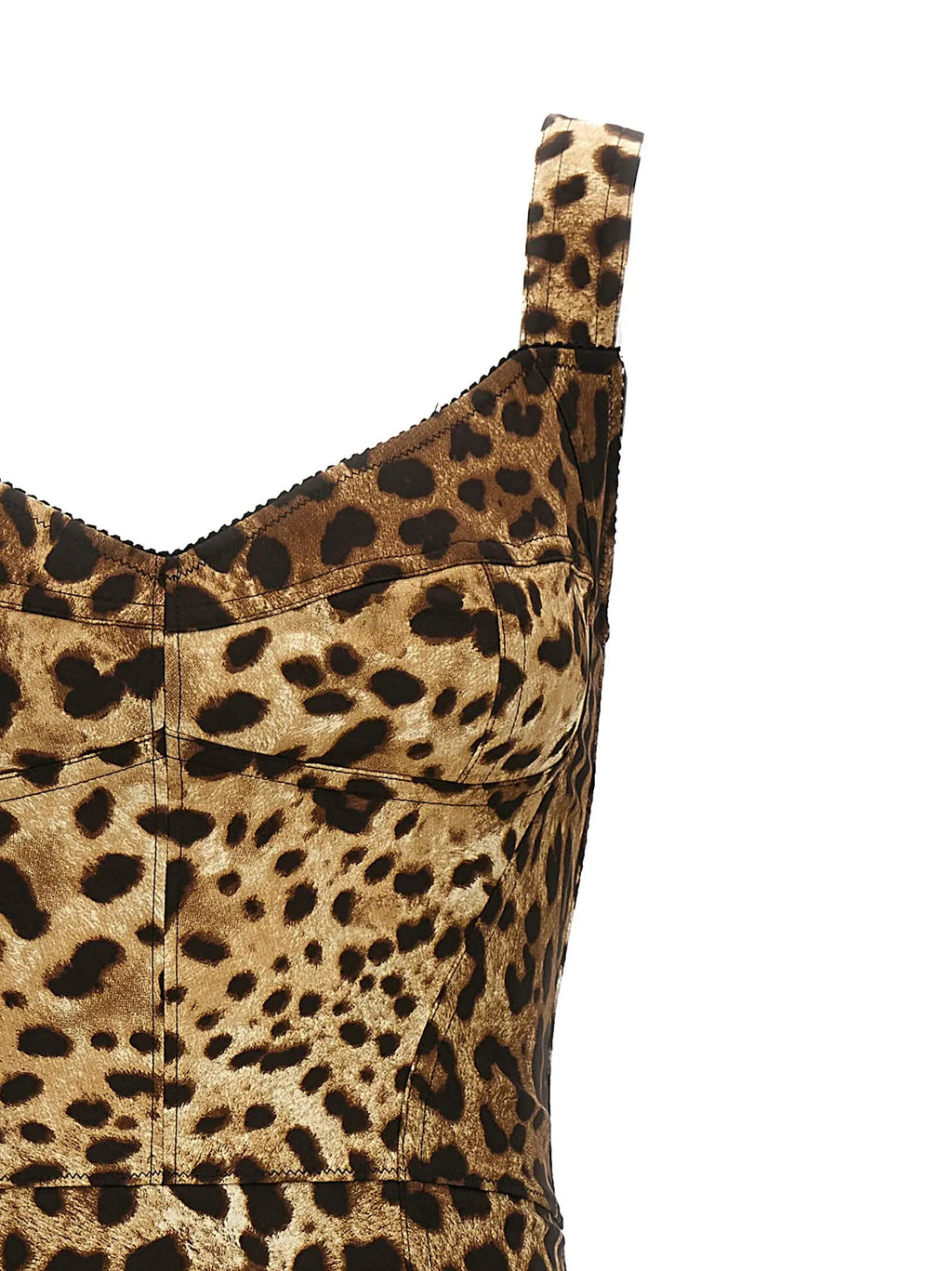 Robe de cocktail Dolce & Gabbana en soie multicolore