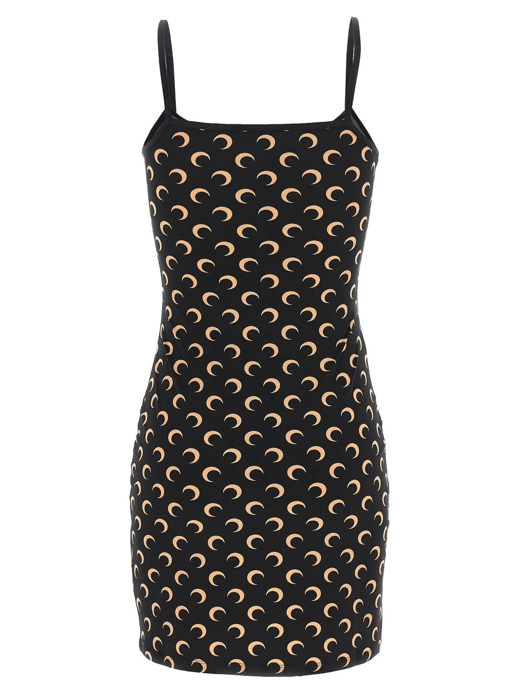 Marine Serre Black Polyamide Short Dress