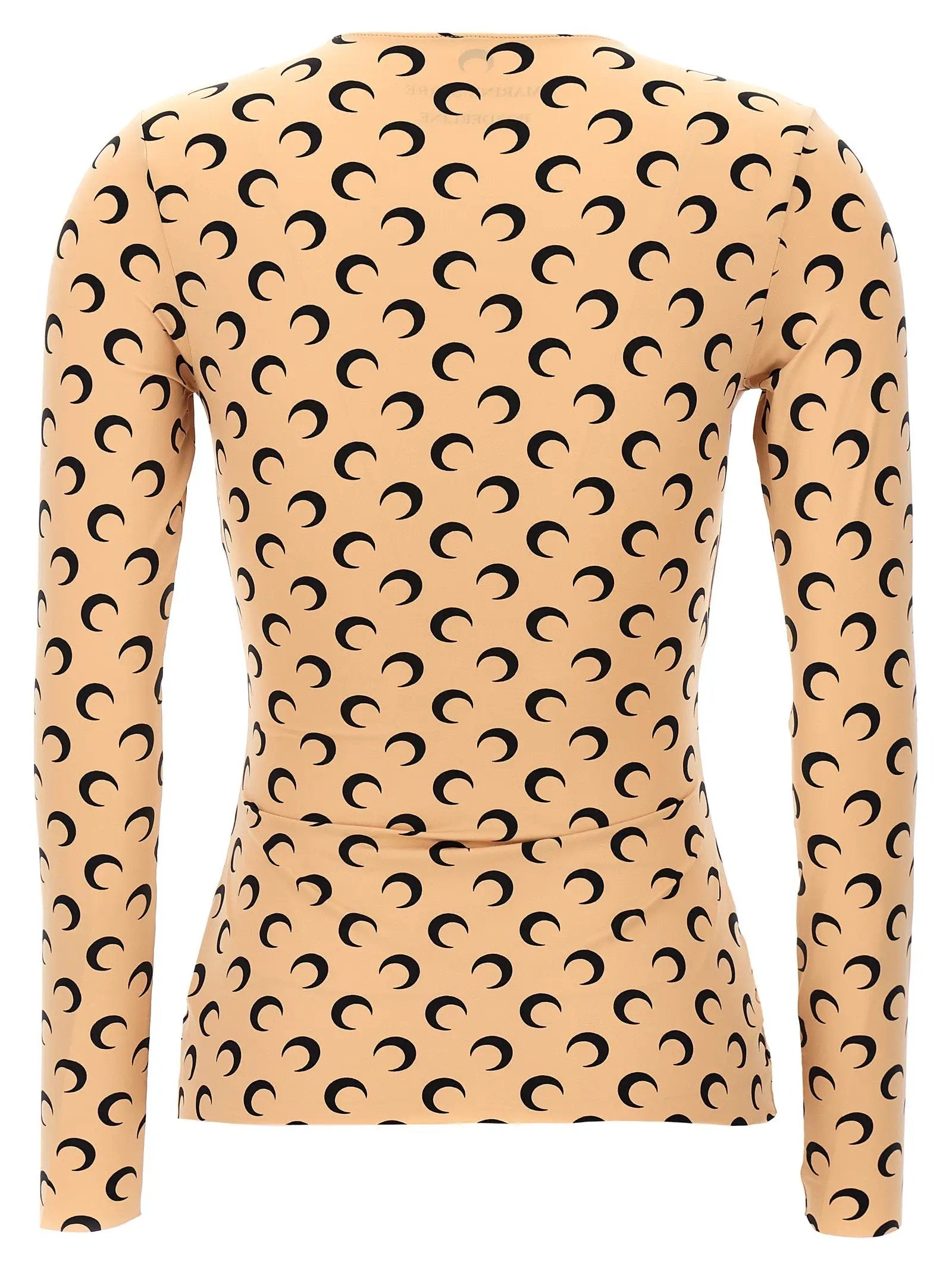 Marine Serre Beige Polyamide Pattern Shirt
