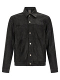 GIORGIO BRATO Black Lamb Leather Leather Jacket