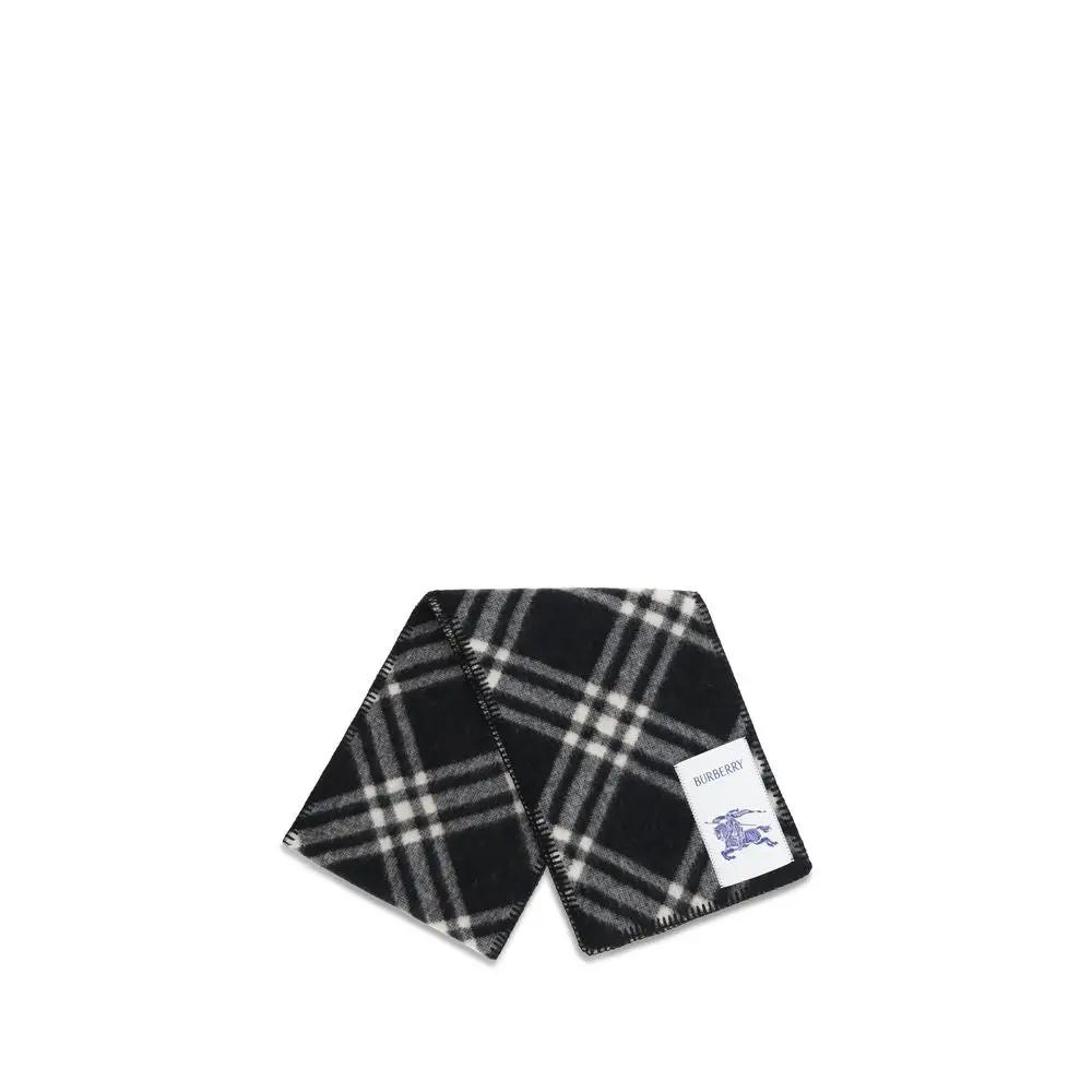 Burberry Black Wool Scarf