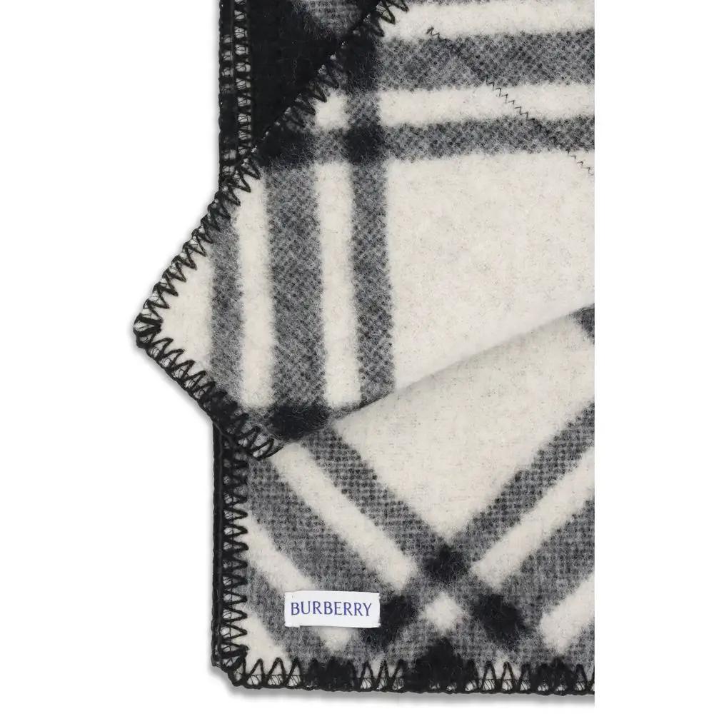 Burberry Black Wool Scarf