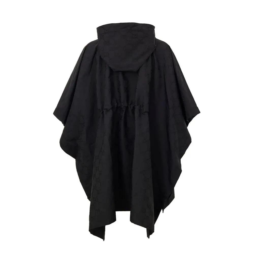 Gucci Black Polyester Trench Coat