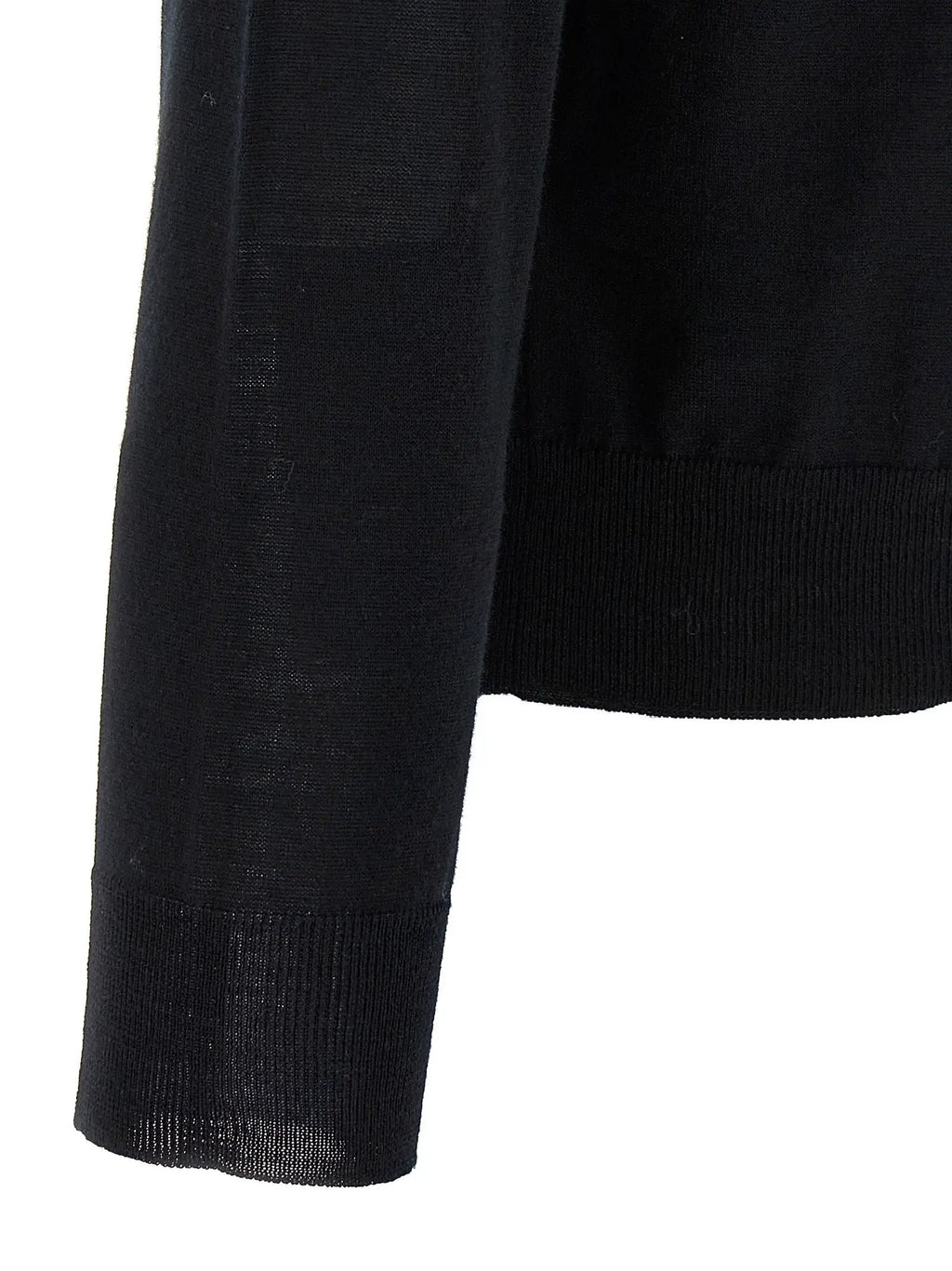 Valentino Garavani Black Virgin Wool Cardigan