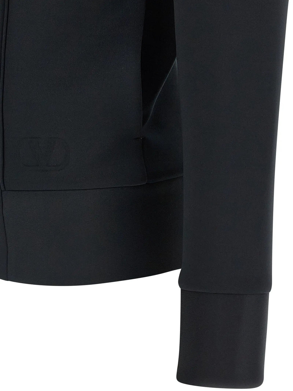 Valentino Garavani Black Polyester Sweatshirt