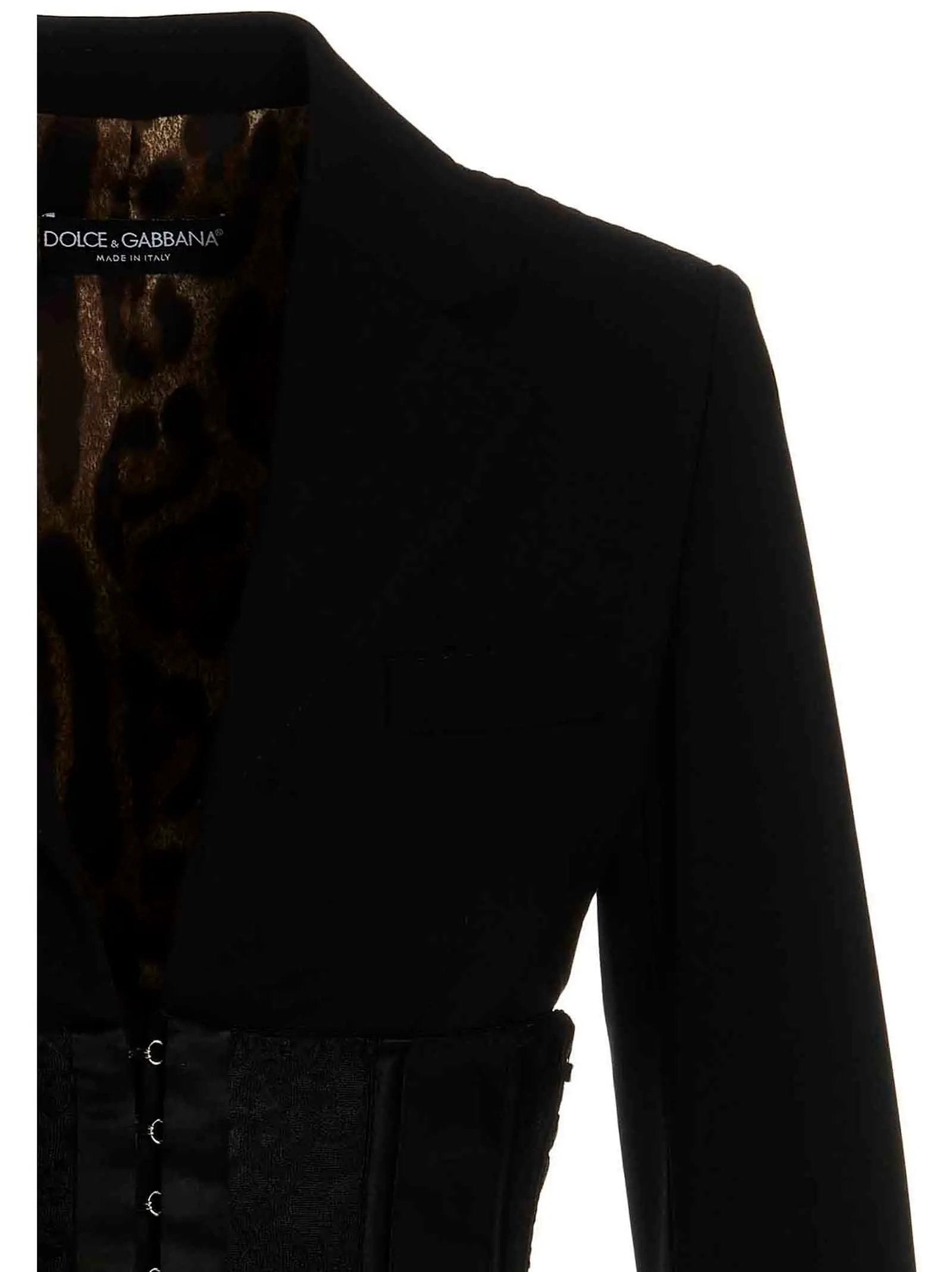 Blazer Dolce & Gabbana en Laine Vierge Noire