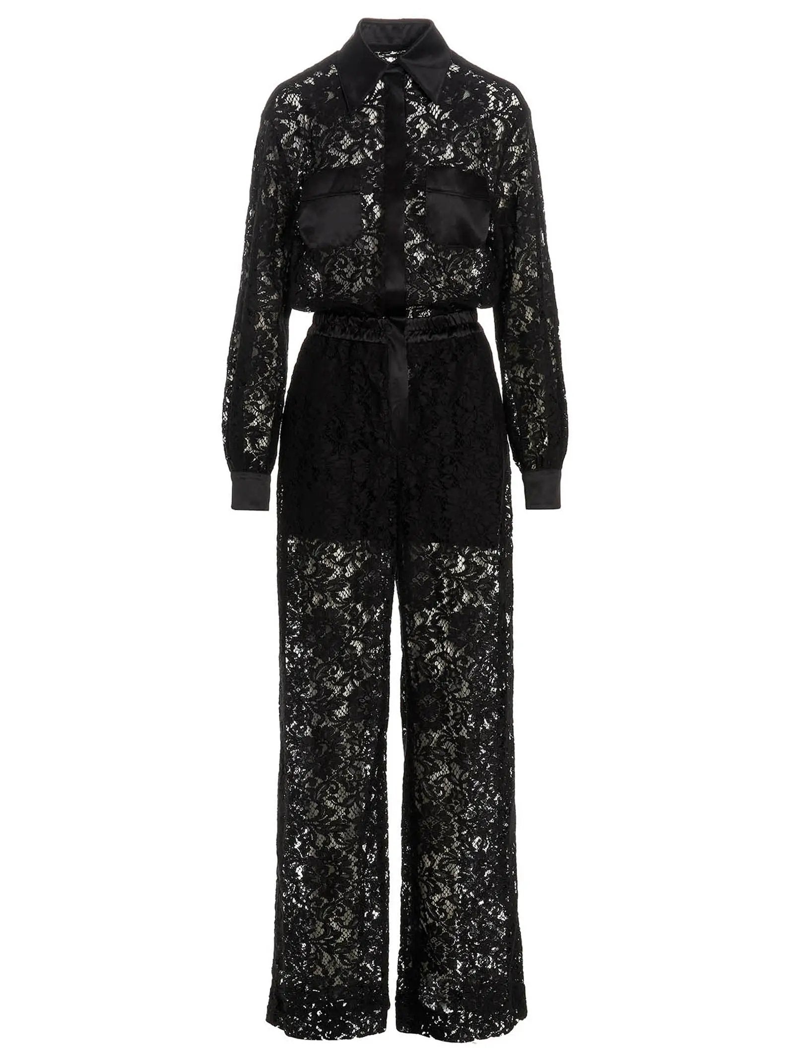 Chemise en coton noire Dolce & Gabbana