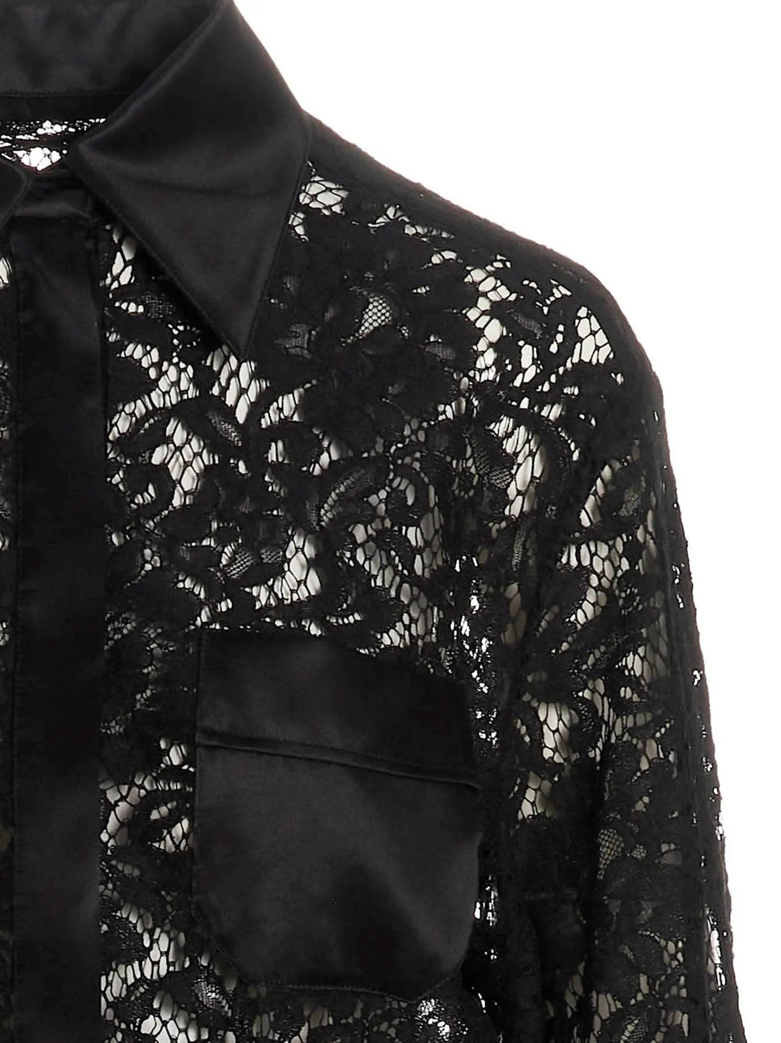 Chemise en coton noire Dolce & Gabbana