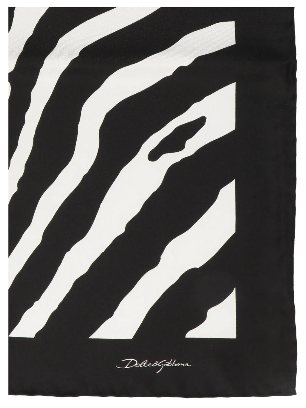 Dolce & Gabbana Bicolor Silk Scarf