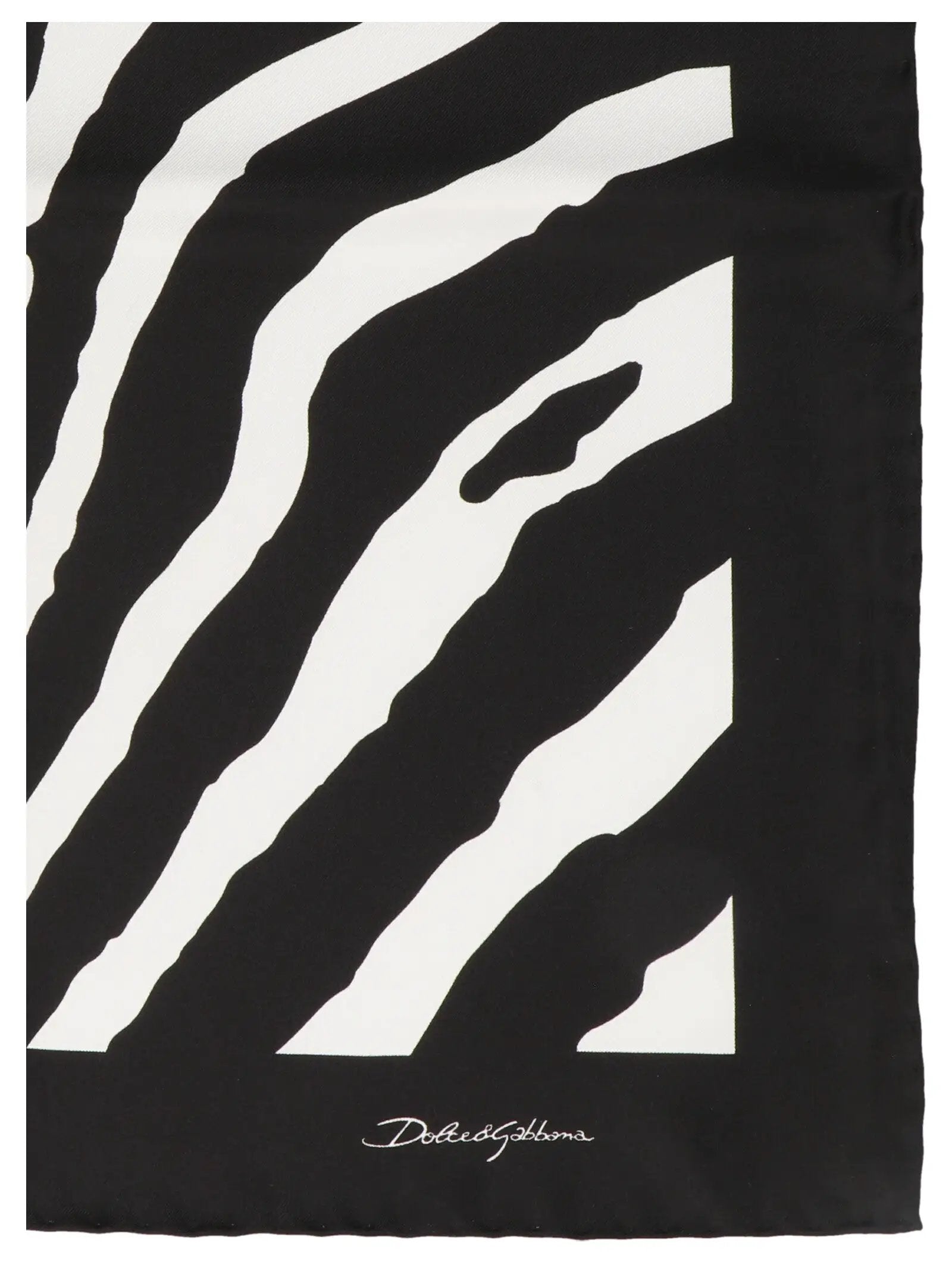 Dolce & Gabbana Bicolor Silk Scarf