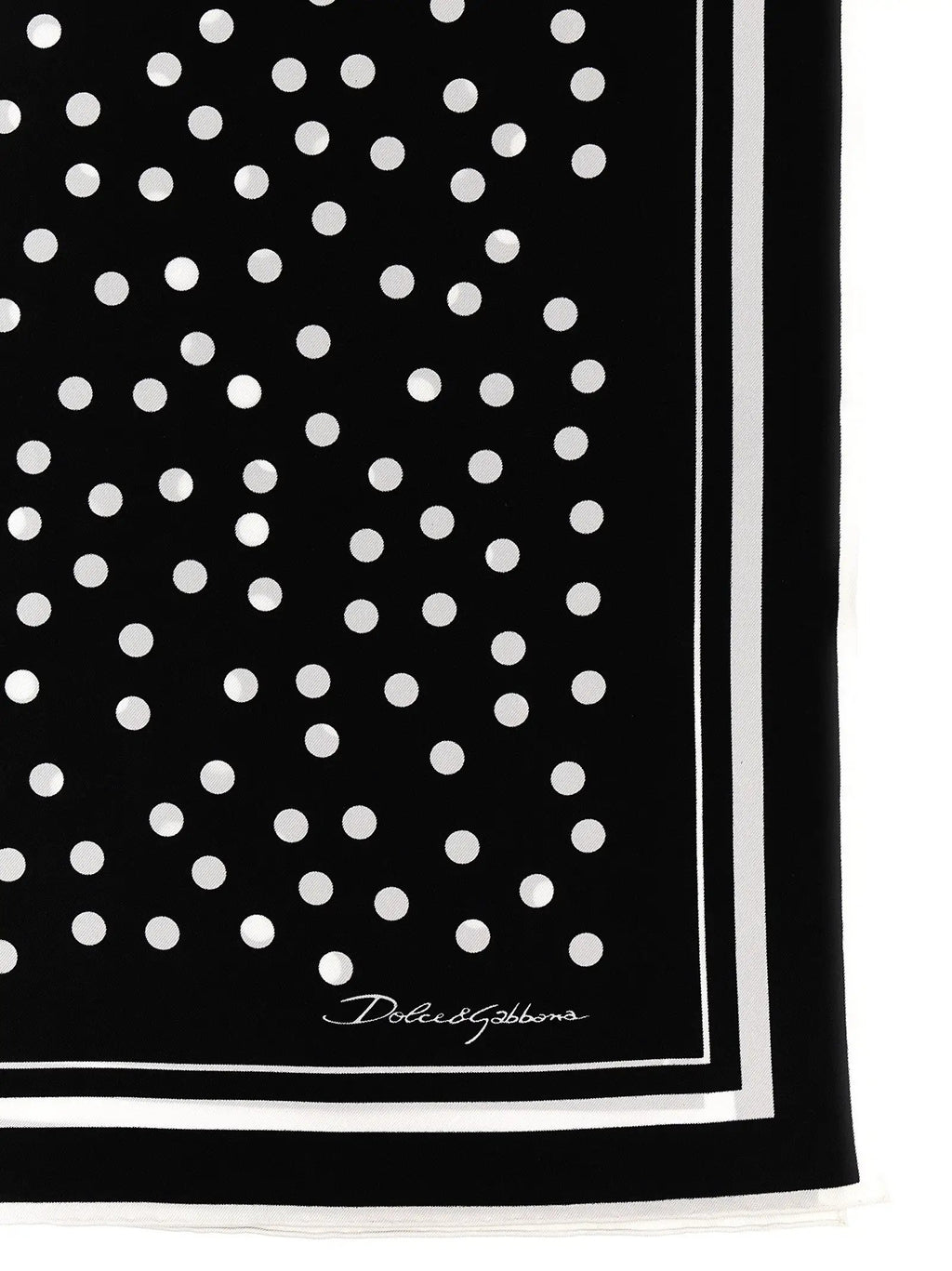 Dolce & Gabbana Bicolor Silk Scarf