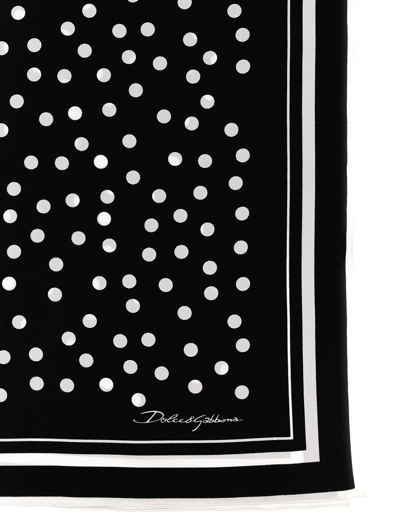Dolce & Gabbana Bicolor Silk Scarf