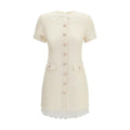 Self-Portrait Beige Polyester Casual Dress