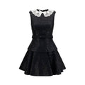 Self-Portrait Black Polyester Casual Dress