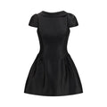 Self-Portrait Black Polyester Casual Dress