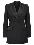 Blazer Dolce & Gabbana en laine vierge noire